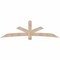 Ekena Millwork Alberta Smooth Timber Gable Bracket, Douglas Fir, 96"W x 28"H x 1 1/2"D x 5 1/2"F, 7/12 Pitch GBW096X28X0206ALB00SDF - alternate 1